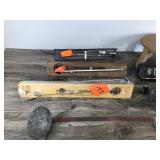 5 - Ice Fishing Tip Ups - Small Stool - Ice Scoop & Ice Boot Cleats