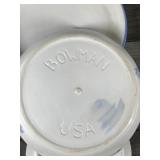 20 Piece Bowman Pottery Dish Ware Set - Fairfax, Vermont USA