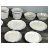 20 Piece Bowman Pottery Dish Ware Set - Fairfax, Vermont USA