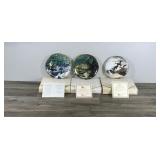 3 - Wildlife Collectible Plates - see more info in description