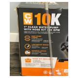 New in the Box - Generac - 1” Clean Water Pump with Hose Kit - 30 GPM