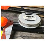 Lot of Ice Fishing Items and More - Tip Ups - Rattle Reels - Mini Teaser for Spearing - Propane Regulator - Small Radio and More