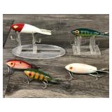 Lot of 5 Collectible Bomber Fishing Lures