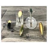 Lot of 5 Collectible True Temper Fishing Shad’s