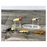 Lot of 5 Collectible True Temper Fishing Shad’s