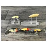 Lot of 5 True Temper Shad Fishing Lures