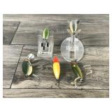 Lot of 5 True Temper Shad Fishing Lures