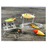 Lot of 5 True Temper Shad Fishing Lures