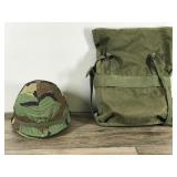 US Military Kevlar and Bag