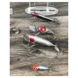 Lot of 10 Collectible Heddon Fishing Lures - see description for more info