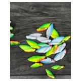 Large Lot of Lead Weighted Fishing Lures