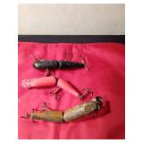 3 Vintage Musky lures
