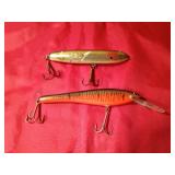 2 Musky fishing lures