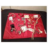 Lot of vintage jewelry and more