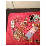 Lot of vintage jewelry and more