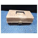 Tackle box of trolling lures and more