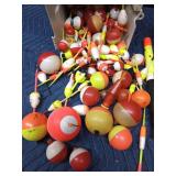 Vintage to new Bobbers and fish line