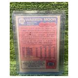 1985 Topps Football Warren Moon Rookie Card.