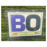 1990 Score BO Jackson SHOULDER PADS OAKLAND RAIDERS KANSAS CITY ROYALS