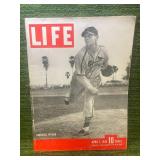 1946 LIFE Magazine ST Louis Cardinals Red Barrett, April 1st