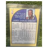 1990-91 Hoops Sam Vincent/Michael Jordan Wearing #12 Jersey.