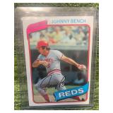 1980 Topps MLB Johnny Bench- Vintage