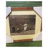 Framed Ted Williams Boston Red Sox Opening Day at Fenway Park 1947