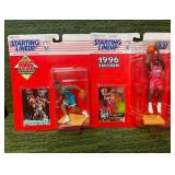 1995 & 1996 Starting Lineups Muggsy Bogues & Jerry Stackhouse