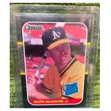 1987 Donruss Rated Rookie Mark McGwire Rookie Card