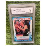 1989 Fleer All-Stars Sticker Larry Bird Graded NM-MT 8