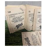 1982 Topps Football Sticker Lot, Tons of STICKER CARDS.