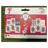 Philadelphia Phillies- MLB 2- Pack Playing Cards & Dice Set- New In the Box