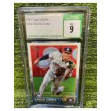 2015 Topps Update MLB Carlos Correa CSG Graded Mint 9