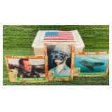1991 Topps Desert Storm Victory Series Trading Card Set (1-176 w/flag stickers)