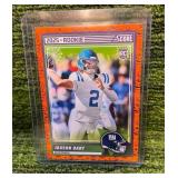 2025 Score Football Jaxson Dart Halloween Variation Rookie Card