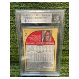 1990-91 Hoops Basketball Michael Jordan Beckett Graded BGS 9 Mint