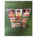Assortment of Topps 1962 & 63 Baseball Cards, 6 total pages varying condition ex and lower