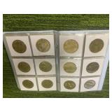 Booklet Brass Plated Sports Coins made by Pinnacle