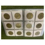 Booklet Brass Plated Sports Coins made by Pinnacle