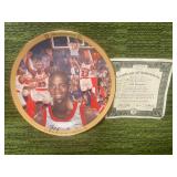 Michael Jordan 1993 Champions Collector Plate with Certificate of Authenticity Upper Deck