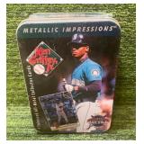 1996 Metallic Impressions Tin Metal Cards Ken Griffey Jr-5 Collector Cards- New Factory Sealed