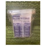 1999 Burger King Minnesota Vikings Cards Sets 9 packs 1-9