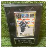 Wayne "The Great One" Gretzky LA KINGS Plaque with Collectors Card