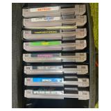Vintage Original NES NINTENDO Games (8 Games Total In Carrying Case)