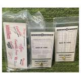 Detroit Lot of World Series Pins -Mickey Lolich & Denny McLain 1968 , 1989-90 Back to Back Champions Detroit Pistons Gold Campbells Keychain