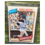 1980 Topps Reggie Jackson- New York Yankees HOF
