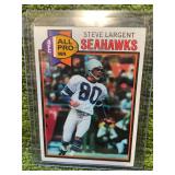 1979 Topps Steve Largent- Seattle Seahawks NFL HOF Wide Receiver