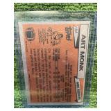 1981 Topps NFL Football Art Monk RC Rookie Card- Washington Redskins HOF.
