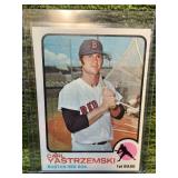 1973 Topps Baseball Card - CARL YASTRZEMSKI- Boston Red Sox HOF- VINTAGE