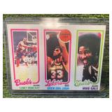 1980-81 Topps Basketball- Sidney Moncrief, KAREEM Abdul-Jabbar, Mike Gale- VINTAGE